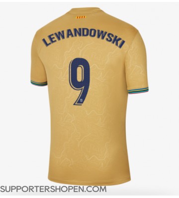 Barcelona Robert Lewandowski #9 Borta Matchtröja 2022-23 Kortärmad
